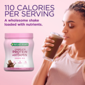 Nature’s Bounty Decadent Chocolate Flavored Protein & Vitamin Shake Mix,...