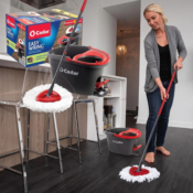 Enjoy a fast and fun floor cleaning experience with O-Cedar EasyWring Microfiber...