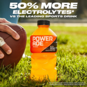 POWERADE 24-Pack Orange Sports Drink $13.20 (Reg. $26) - 55¢/20 Oz Bottle...