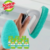 Scotch-Brite 6-Pack Non-Scratch Tub & Tile Scrubber Refill Pads as...