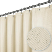 Waffle Weave Fabric Shower Curtain for just $15.99 (Reg. $19.99) - 240K...