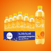 Quench tropical thirst with bubly burst 12-Pack Pineapple Tangerine Sparkling...