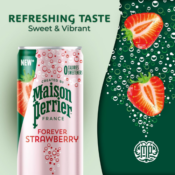 Maison Perrier 24-Count Strawberry Sparkling Water Cans as low as $10.17...