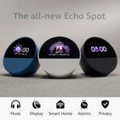 Amazon Echo Spot 2024 Smart Alarm Clock with Alexa $50 Shipped Free (Reg....