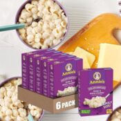 Annie’s 6-Pack Shells & White Cheddar Macaroni & Cheese Dinner...