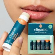 Cliganic Organic Lip Balm (Assorted Flavors), Set of 6 as low as $6.49...