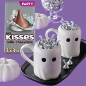 Delight trick-or-treaters with Hershey's Kisses Milk Chocolate Candy 35.8...