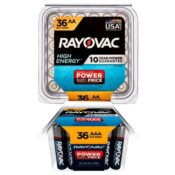 Walmart Holiday Deal! Rayovac 72-Pack  High Energy AA Batteries & AAA Batteries...