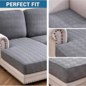 Protect & Revamp Your Sofa with this Stretch Sofa Covers for Sectional...