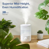 Top Fill Humidifiers 2.5L Tank for Large Room for just $28.96 (Reg. $39.99)