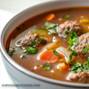 albondigas soup