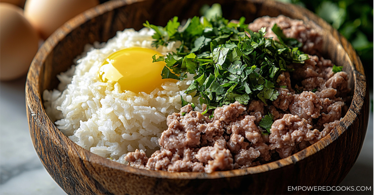 ingredients for albondigas soup