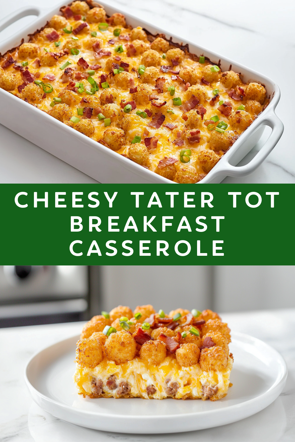 cheesy tater tot breakfast casserole 