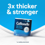 Cottonelle Mega Rolls Ultra Clean Toilet Paper, 9-Pack as low as $7 After...