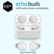 Amazon Echo Buds with Active Noise Cancellation (newest model) $34.99 (Reg....