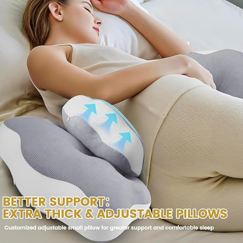 Sleep comfortably through pregnancy with this Cozy Pregnancy Pillow for just 11.99 After Code Reg. 23.99 Fabulessly Frugal