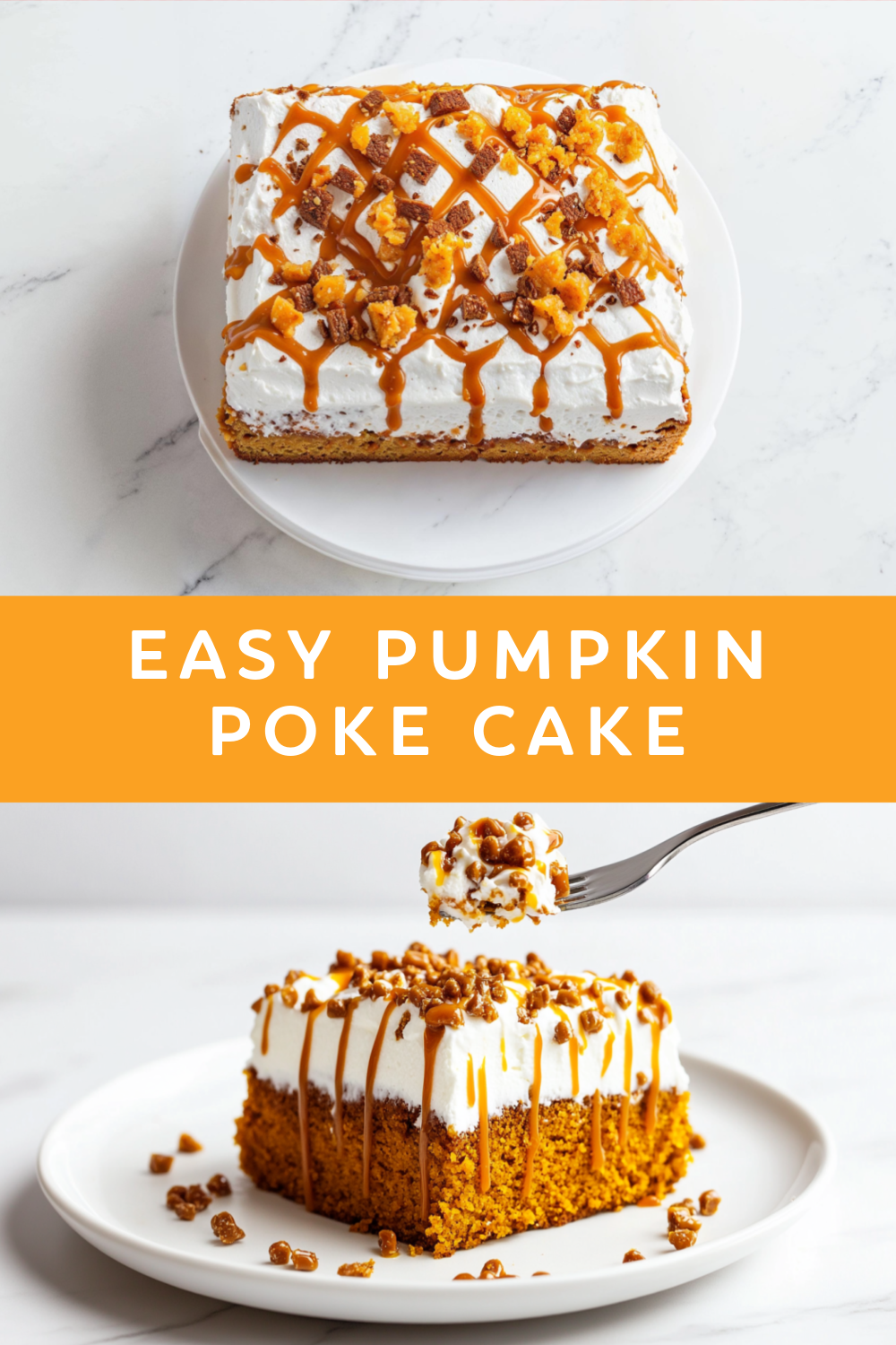 easy pumpkin poke cake