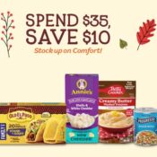 Spend $35 on Select Grocery Items, Save $10