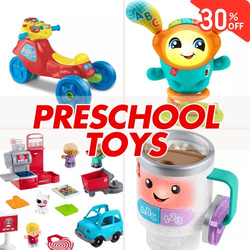 Today Only! Target Circle Deal: Save 30% on select Preschool toys!