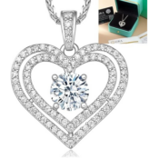 A Timeless Gift – Moissanite Necklace for Women with 