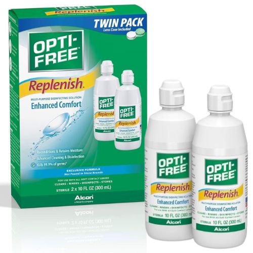 Opti-Free Replenish Contact Lens Cleaning Solution, 2-Count as low as $7.59 After Coupon (Reg. $19) + Free Shipping - $3.80 Each, with Lens Case