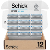 Schick Hydro Dry Skin Razor Refills, 12-Count as low as $8.56 After Coupon...