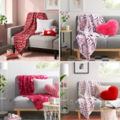 Cozy Up with Valentine’s Day Throw Blankets from $10!