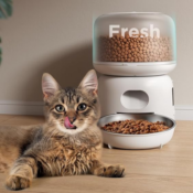 Remotely feed your pet with this Automatic 3L Pet Feeder w/ App Control...