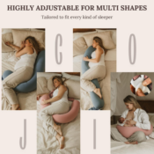 Sleep in Comfort with Cuddobaby Pregnancy Pillow for just $69.99 After...