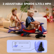 Kids Will Love This FanttikRide 6V N7 Classic Electric Wiggle Car for just...