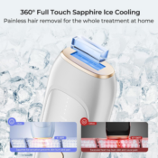 Say Goodbye to Razor Burn and try this Painless Sapphire Ice Cooling IPL...