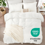 Sleep comfortably with this Queen Duvet Cover Set, 8-Piece $7.99 After...