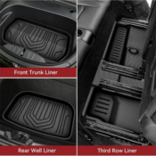 Protect Your Tesla in Style with YITAMOTOR Full Set Floor Mats for just...