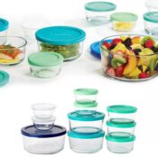 Anchor Hocking 20-Piece Glass Food Storage Set w/ SnugFit Lids $18.99 (Reg....