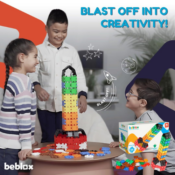 Prime Members: Beblox Building Blocks Rocket Set, 136-Piece $14.99 Shipped...