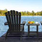 Comfort Meets Durability with a Oversized Adirondack Chair for just $89.99...