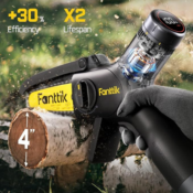 Cut with Ease with Fanttik TurboLite W10 APEX Mini Chainsaw for just $105.99...