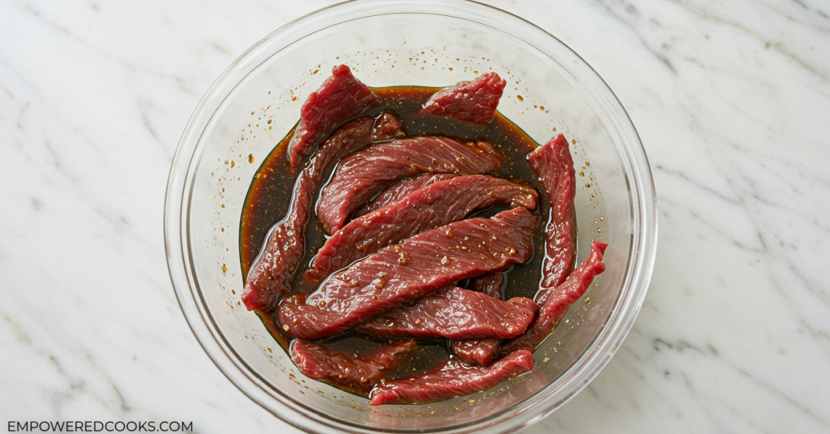 marinating beef jerky