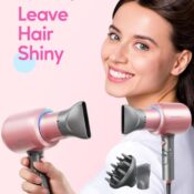 Highly-Rated Ionic Hair Dryer with 3 Attachments $22.49 After Code (Reg....