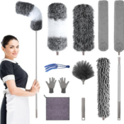 Microfiber Feather Duster with Extension Pole, 12-Piece $11.99 (Reg. $23.98)