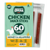 Buy Mighty Spark Chicken Snack Sticks for $6.47 and you’ll get $1.50...