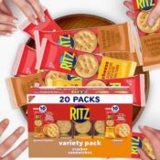 RITZ Peanut Butter and Cheese 20-Count Variety Crackers as low as $6.44...