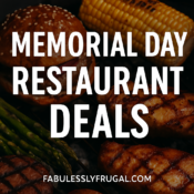 foods available in restaurants for memorial day