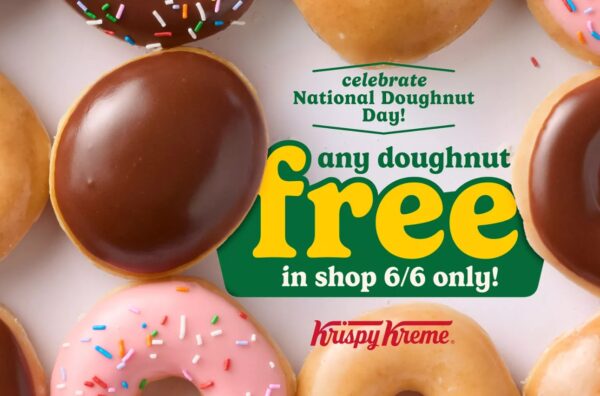 Krispy Kreme Free Donut