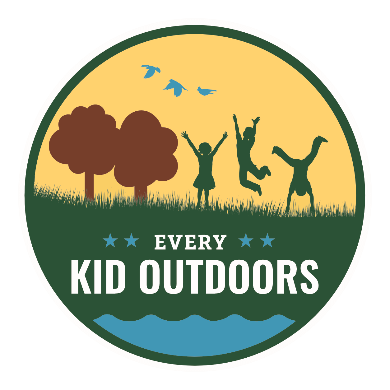 every kid outdoors