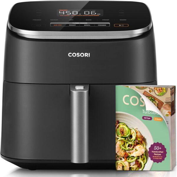 COSORI TurboBlaze 6-quart air fryer on kitchen counter