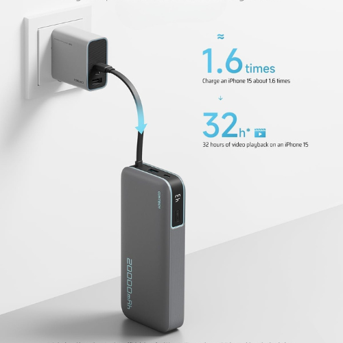 45W Power Bank 20000mAh $23.99 After Coupon (Reg. $29.99) - 990+ 4.6/5⭐