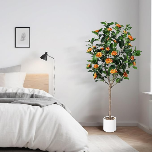 Artificial Camellia Tree 5ft, 2-Pack $34.99 After Coupon (Reg. $85.49) - $17.50 each!