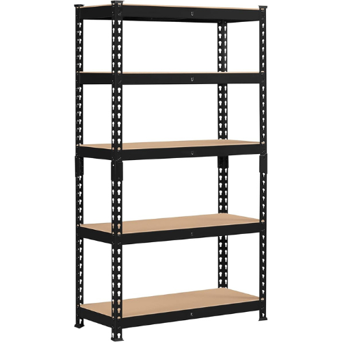 Strong, Simple Storage: Topeakmart 5-Tier Utility Shelving Unit Just $31.44 After Coupon (Reg. $36.99)