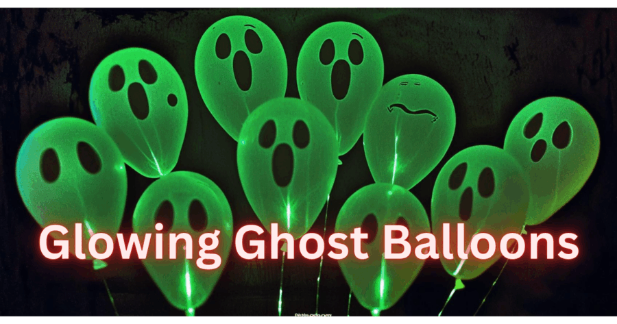 glowing ghost balloons
